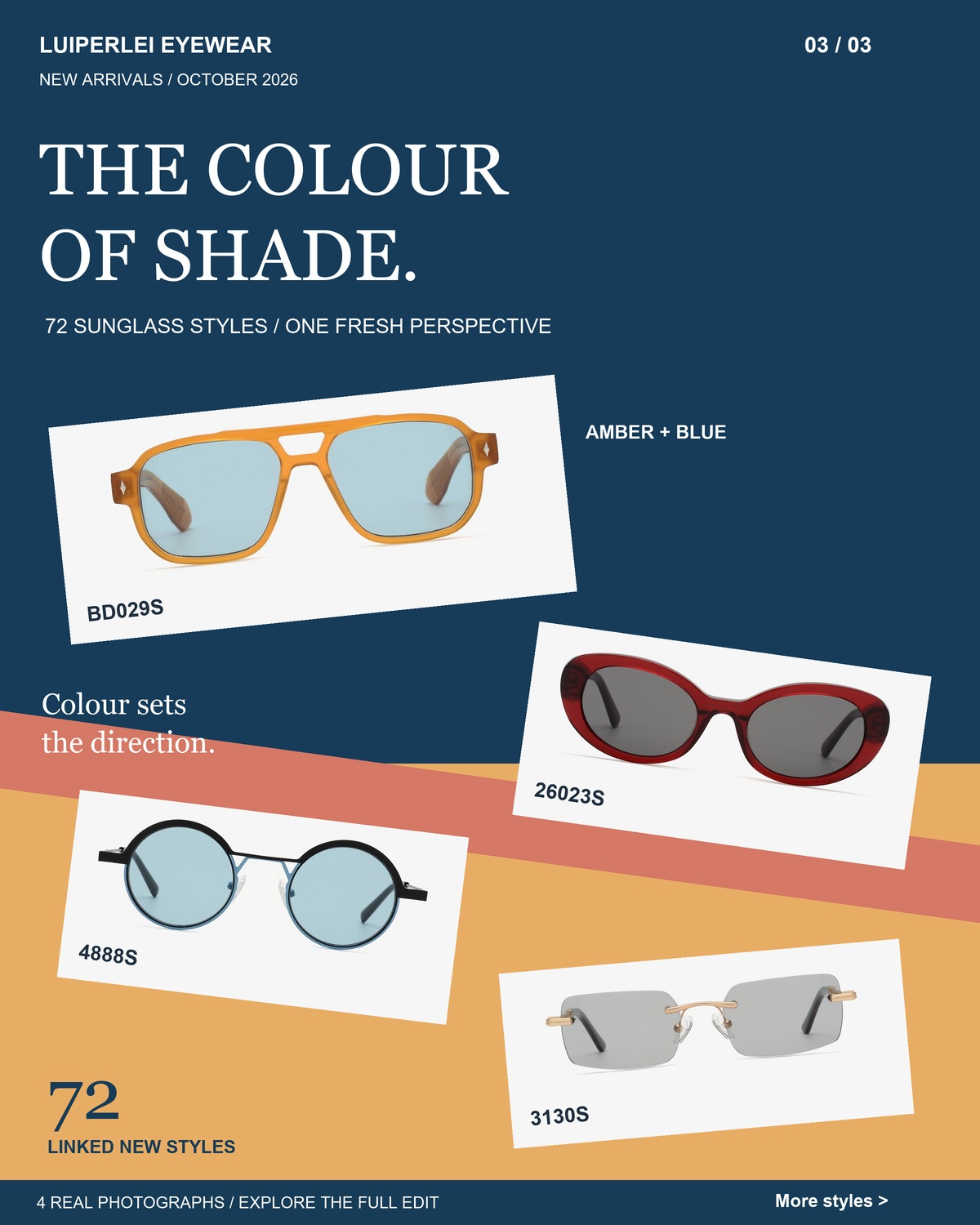 Collection 03 | The Colour of Shade | 72 New Sunglass Styles