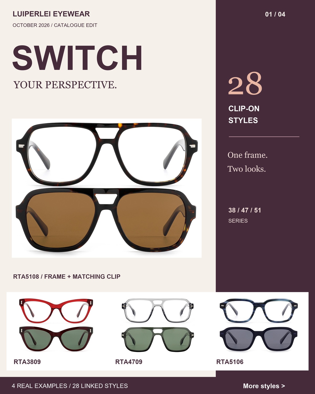 Switch Your Perspective | 28 Clip-On Styles