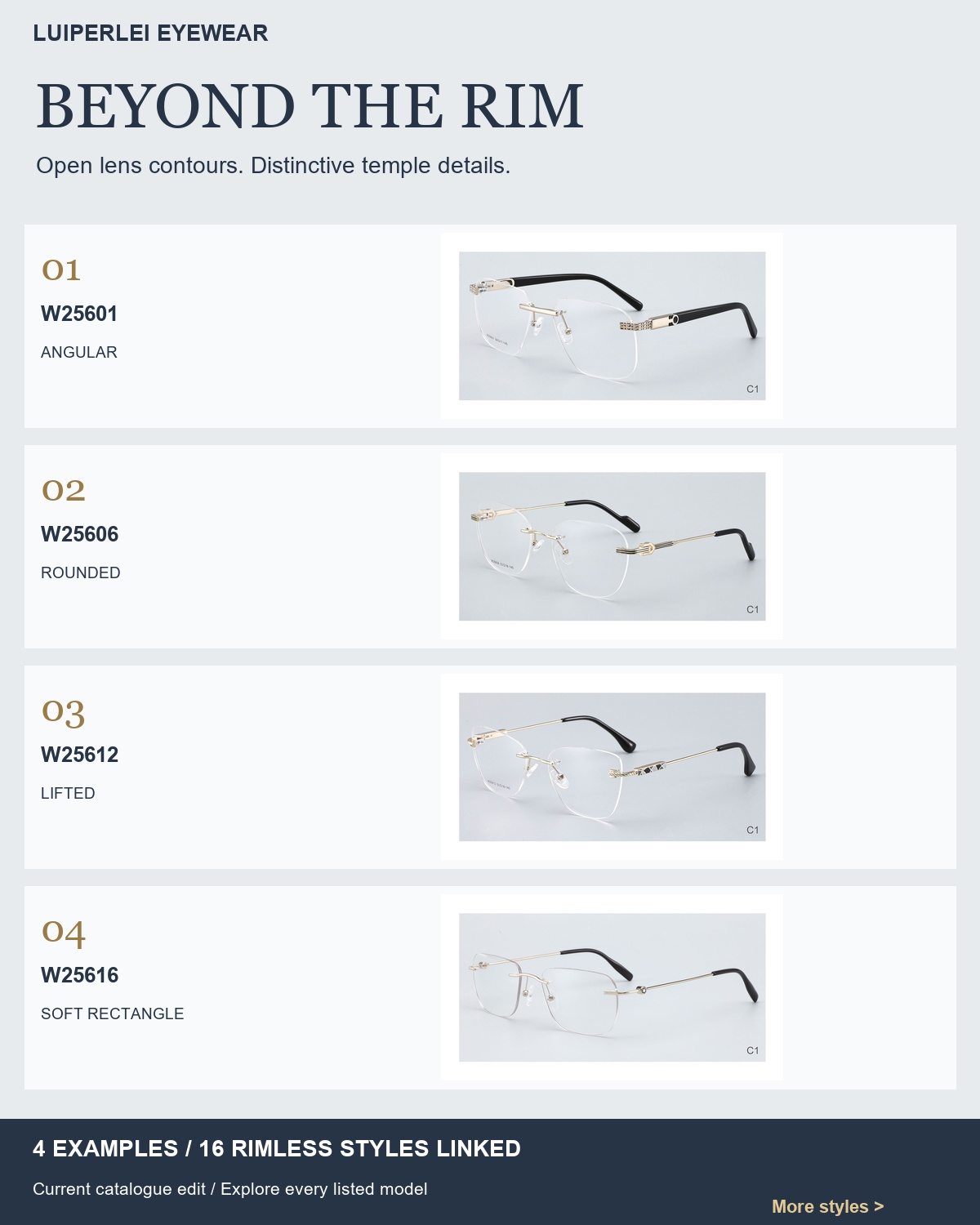 Beyond the Rim | 16 Rimless Optical Styles