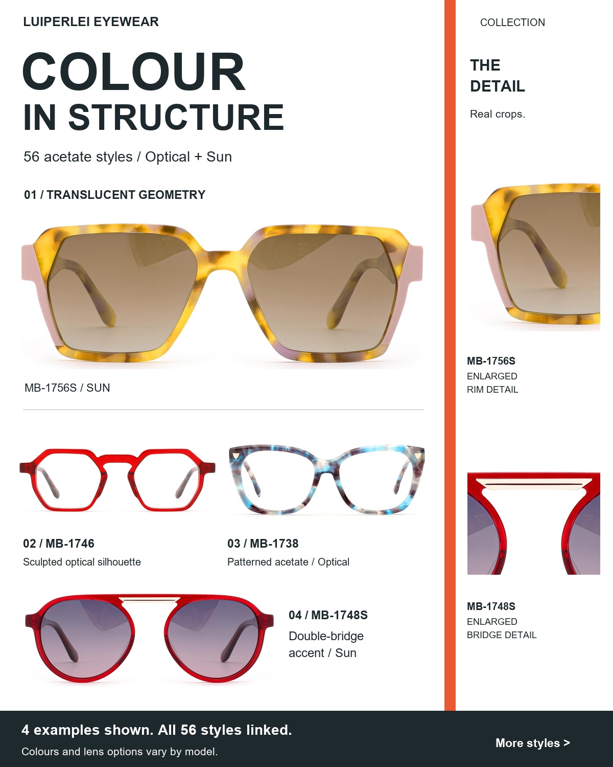 Colour in Structure | 56 Acetate Styles